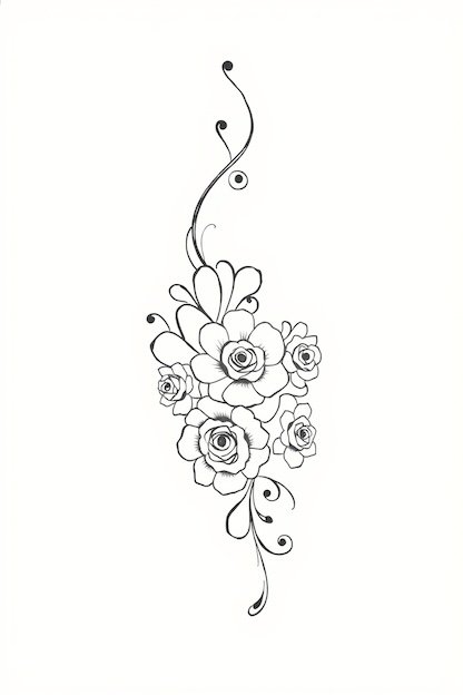 Arabic Back Hand Mehndi Design - Floral