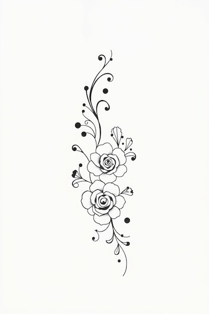Arabic Back Hand Mehndi Design - Floral
