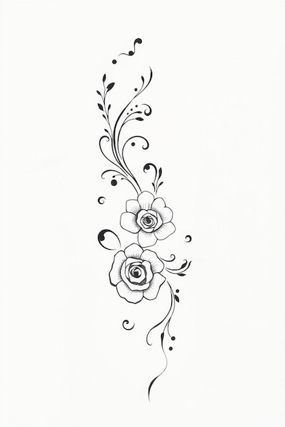 Arabic Back Hand Mehndi Design - Floral