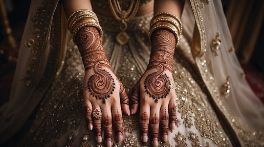 Bridal Mehndi Design on Back of Hand