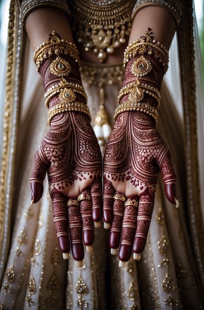 Dulhan Mehndi Design Photograph