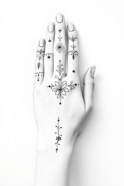 Bridal Mehndi Design on hand.