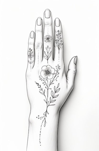 Bridal Mehndi Design on hand.