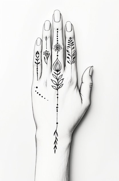 Bridal Mehndi Design on hand.