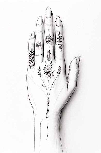 Bridal Mehndi Design on hand.