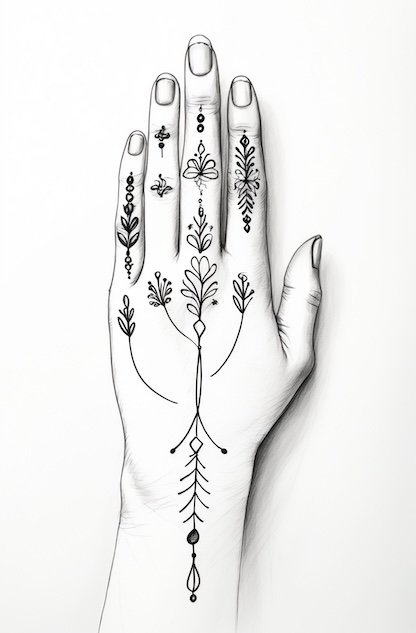 Bridal Mehndi Design on hand.