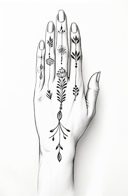 Bridal Mehndi Design on hand.