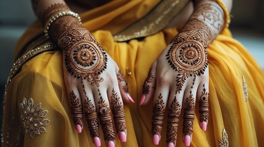 Royal Mehndi Design on Back of Hand