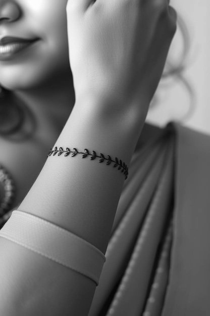 107 Beautiful Simple Mehndi Designs You'll Love 8 Simple Mehndi Design on a model