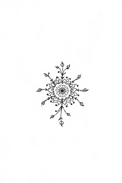 107 Beautiful Simple Mehndi Designs You'll Love 47 Simple Mehndi Designs in Black Ink