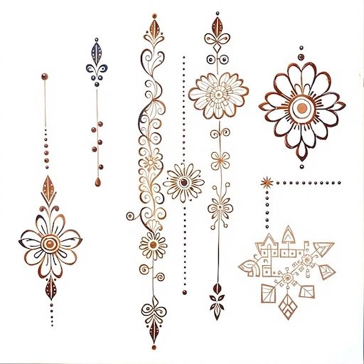 107 Beautiful Simple Mehndi Designs You'll Love 43 Simple Mehndi Design Drawing