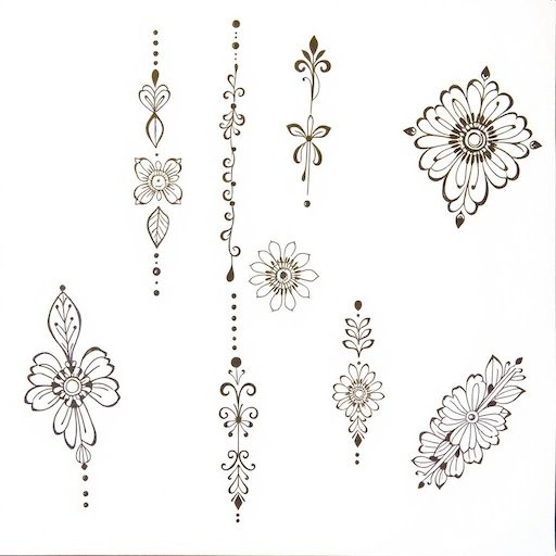 107 Beautiful Simple Mehndi Designs You'll Love 41 Simple Mehndi Design Drawing