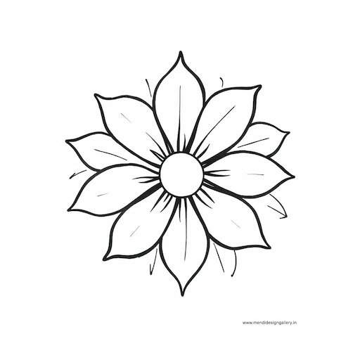 107 Beautiful Simple Mehndi Designs You'll Love 83 Simple Mehndi Designs - Mandala Drawing